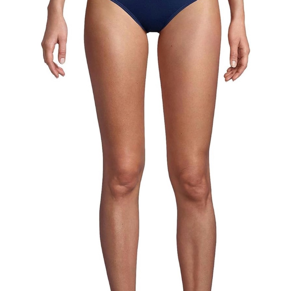 Women's Lands’ End Navy Swim Bottom - EUC